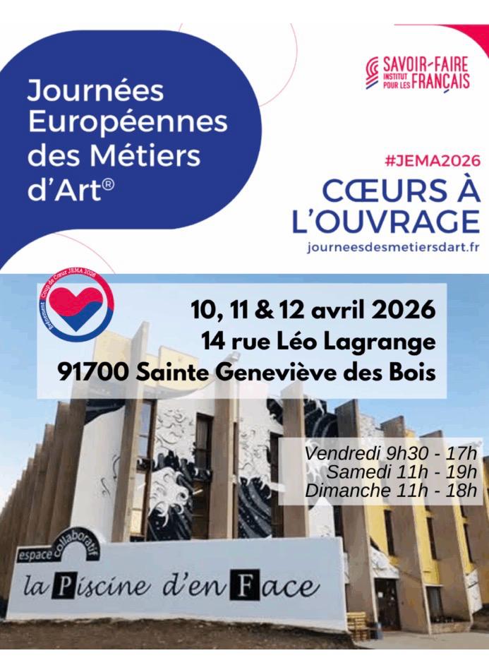 Journées Européennes des Métiers d&rsquo;Arts 2026