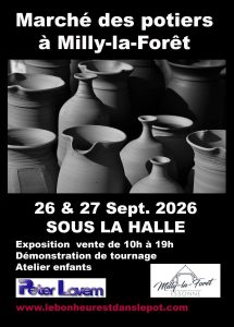 marché Milly la Forêt-Laurence Mallart 26-27/09/2026